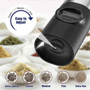 Electric Salt & Pepper Grinder Set USB Rechargeable LED Light Kitchen Tools  ourlum.com   