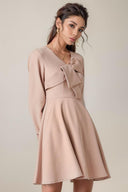 Lotus Pink Dress: Spring Fashion Elegance and Style Chic