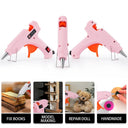 90W Hot Melt Glue Gun with Switch for 7mm Glue Stick Mini Indusrial Adhesive Hot Gun Electric Heat Temperature Gun Repair Tool  ourlum.com   