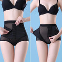 Elastic Tummy Control Pants High Waist Slimming Panties for Women