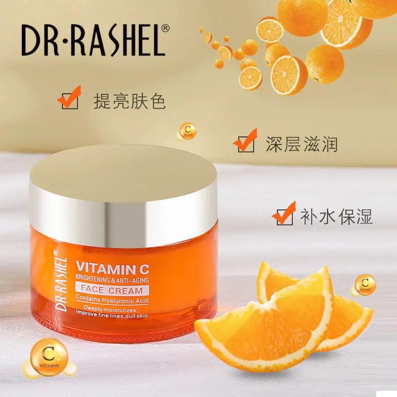Vitamin C Hydrating Face Cream for Fine Lines & Dark Spots - Antioxidant Serum  ourlum.com   