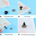 Black Plastic Safety Eyes for DIY Crafts and Doll Decoration  ourlum.com   