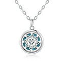 Tree Of Life Essential Oil Diffuser Necklace: Stainless Steel Beauty Gift  ourlum.com N2732-6  