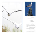 1pc Simulated Feather Seagulls Bird Figurines for Home Decor