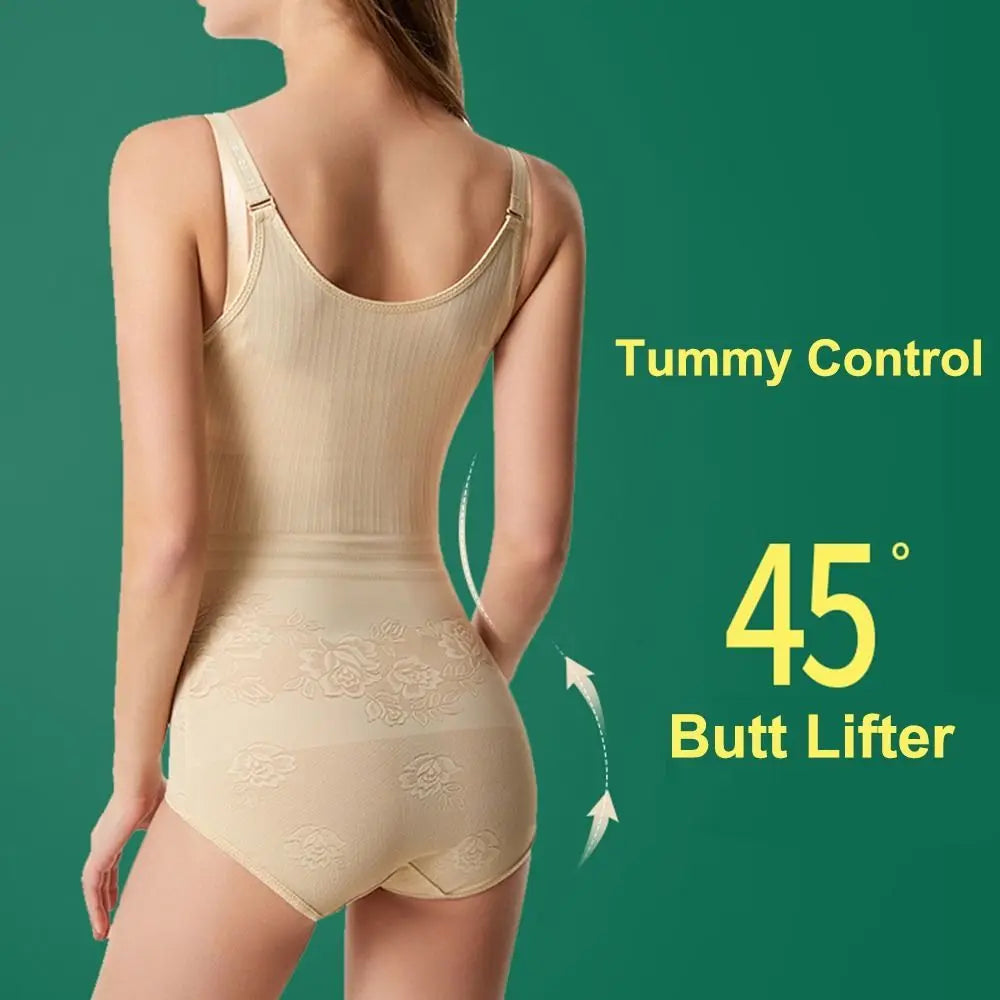 Seamless Tummy Control Bodysuit for Women - Butt Lifter & Waist Trainer