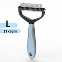 Pet Grooming Comb: Shedding Trimming Deshedding Brush Tool