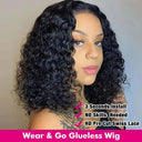 Kinky Curly Bob Wig for Natural Beauty Easy Wear Style