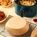 50-Pack Air Fryer Disposable Non-Stick Baking Parchment Papers  ourlum.com   