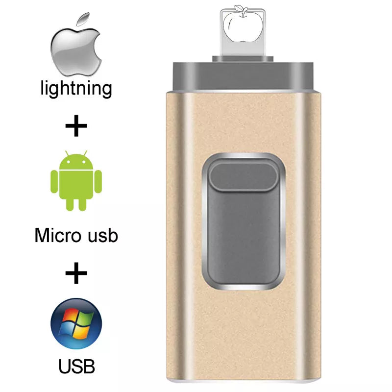 Pendrive iPhone USB Flash Drive: Versatile Storage Solution  ourlum.com   