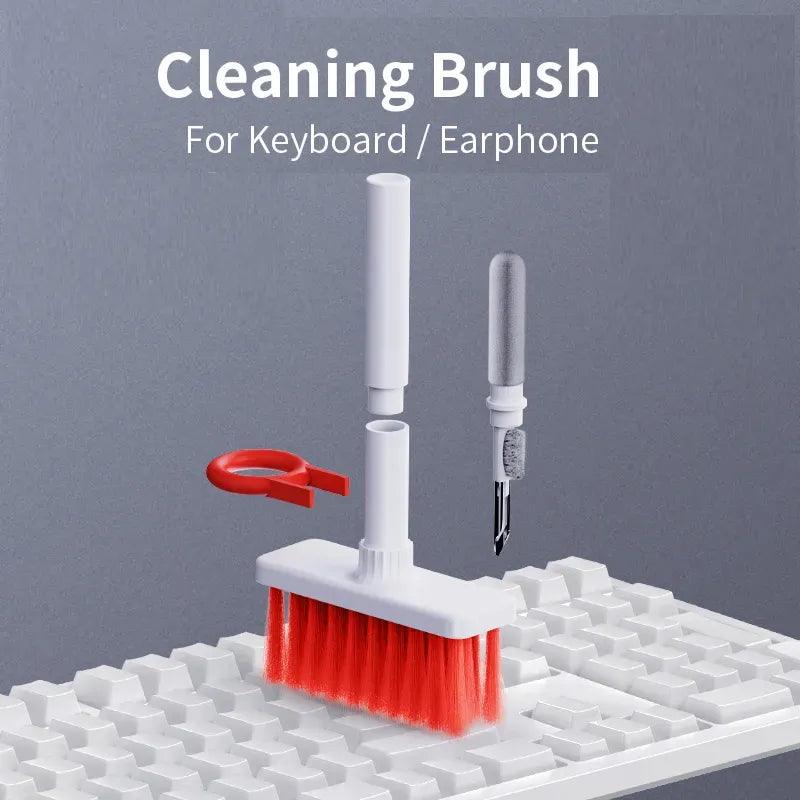 5 in 1 Keyboard Cleaning Brush Kit Keycap Puller Earbuds Cleaner for Airpods Pro 1 2 3 Bluetooth Earphones Case Cleaning Tools  My Store   