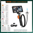 VEVOR Articulating Borescope Camera with Light 5 Inch Screen