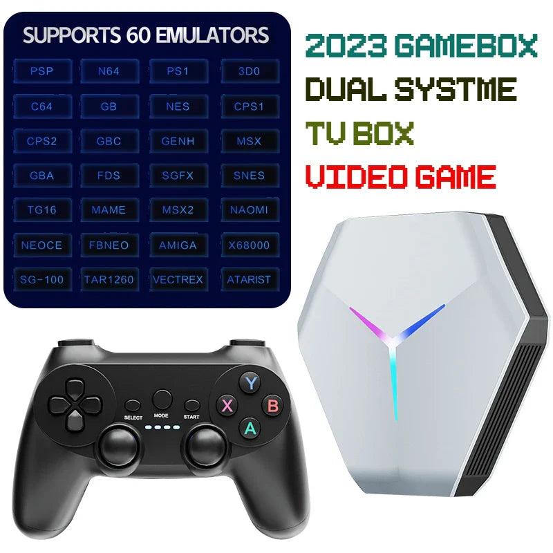 X10 Video Game Console 4k Gamestick TV BOX 5G Dual System 2.4G Wireless Gamepad PSP N64 PS1 Emulators 128G 10000 Retro Games  ourlum.com   