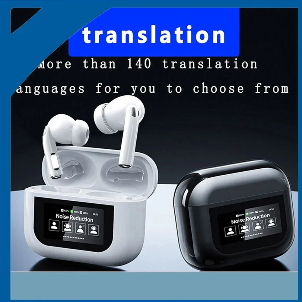 Real-time New Voice Translation Earbuds 80 Languages Translation Wireless Bluetooth5.0 Headset With Charging Box Earphone