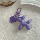 Cute Cartoon Balloon Dog Keychains for Whimsical Gift