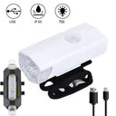 USB Rechargeable Bicycle Light Set for Safe Riding