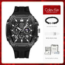 Colevkie 2024 New Barrel-Shaped Men's Mechanical Watch