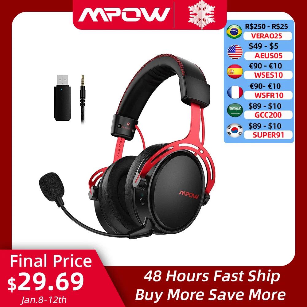 Ultimate Wireless Gaming Headset with Noise Cancelling Mic - Immersive 3D Audio Experience for PC, PS5, PS4  ourlum.com   