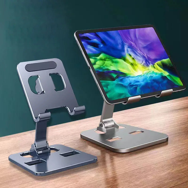 Aluminum Tablet Holder: Ergonomic Stand for iPad and Phone devices - Elevate Your Workspace with Ease  ourlum.com   