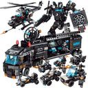 City Police Station Headquarters Building Blocks SWAT Military Toys for Kids  ourlum.com 815PCs  