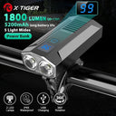 X-Tiger Bike Light Headlight Bicycle Lamp With Power Bank