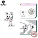 Cute Dog Charm Bead Pendant for Women DIY Bracelet Jewelry