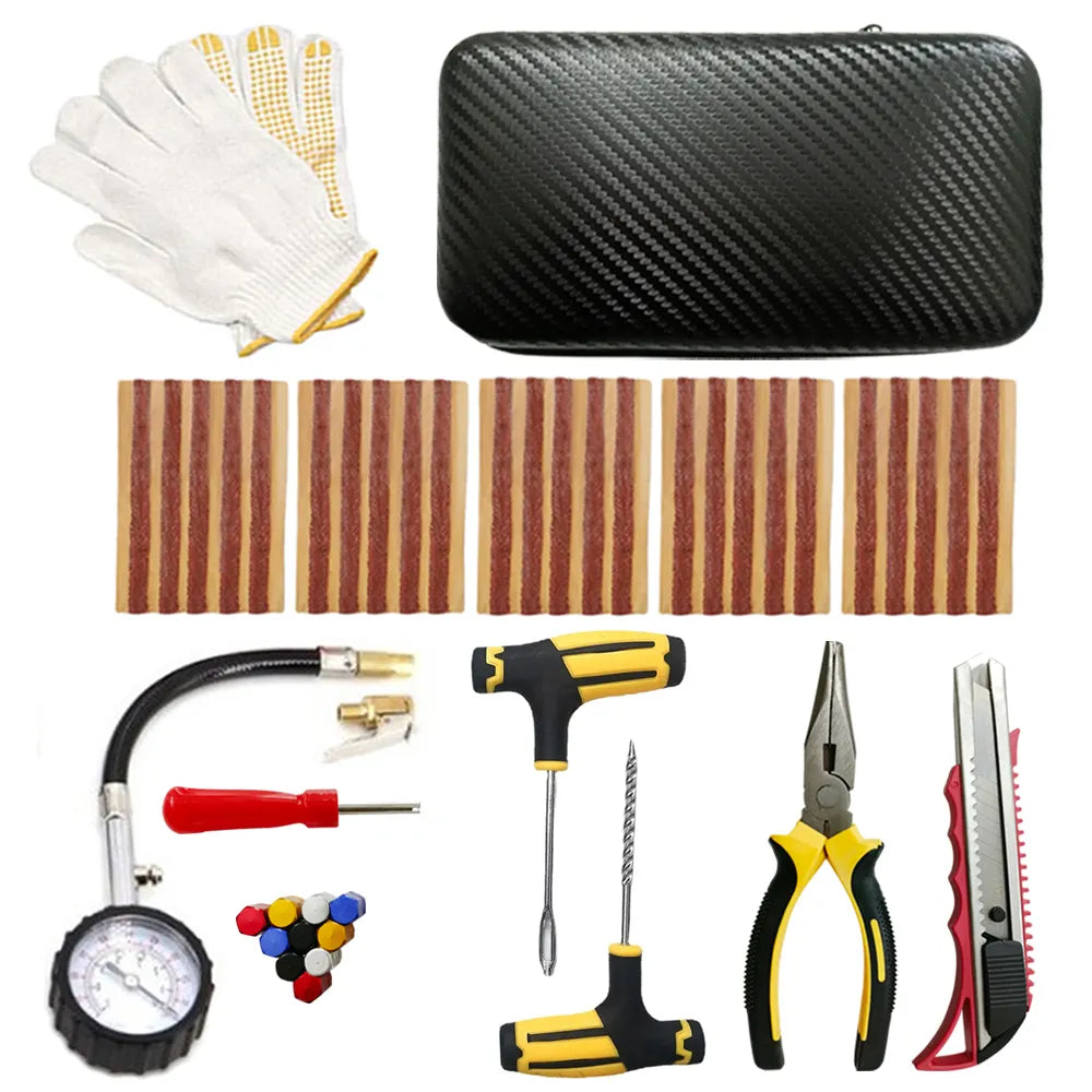 Ultimate Tire Puncture Repair Kit Set - Quick, Durable, Portable & Effective  ourlum.com   