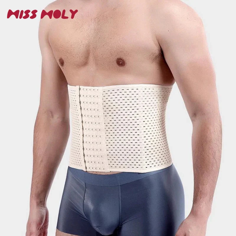 Men's Tummy Control Waist Trainer for Slimming, Fitness & Back Support Shapewear