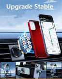 Secure Magnet Car Phone Holder: Universal Mount iPhone Samsung   ourlum.com   