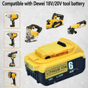 High-Capacity 18V Lithium Battery for DeWalt DCB184 DCB200