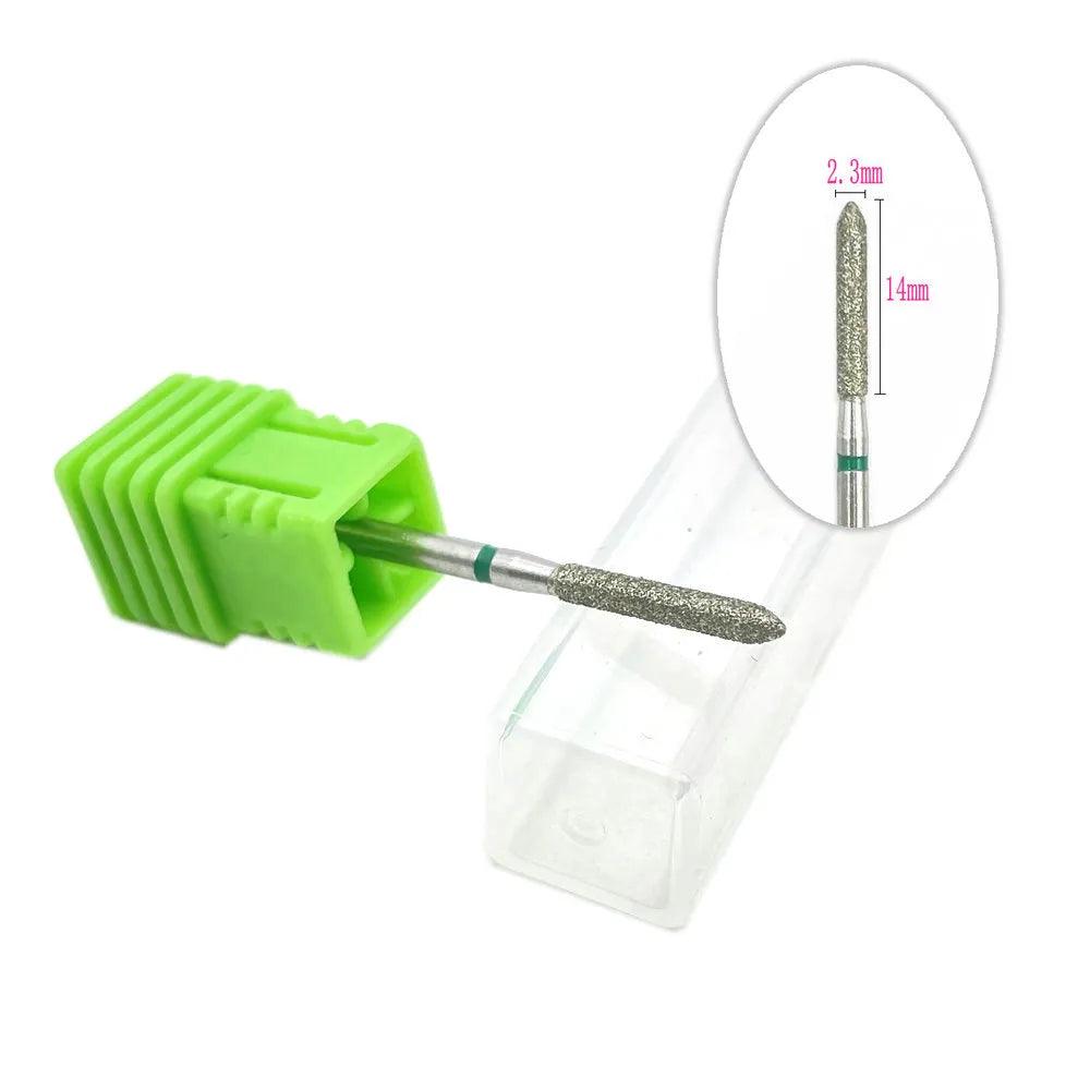 Diamond Ceramic Nail Drill Set: Precision Nail Art & Cuticle Care Solution