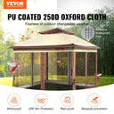 VEVOR 11x11ft Portable Gazebo Waterproof Party Tent Outdoor