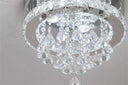 Crystal Chandelier Chrome Ceiling Lamps Led Flush Mount Light