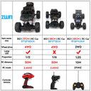 ZWN Off-Road 4WD RC Car With LED Lights - Ultimate Remote Control Truck  ourlum.com   