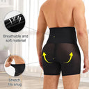 High Waist Compression Shapewear Shorts for Men Slimming