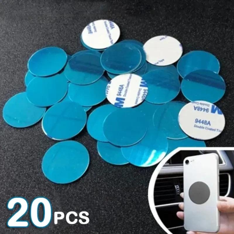 Magnetic Car Phone Holder Metal Plates Set - Universal Iron Sheets for Mobile Phone Magnet Mounts  ourlum.com   