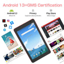 PRITOM 8-Inch Android 13 Tablet with 8GB RAM and WiFi