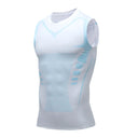 Men's Ionic Shaping Vest Ice-Silk Slimming Vest Body Shaper