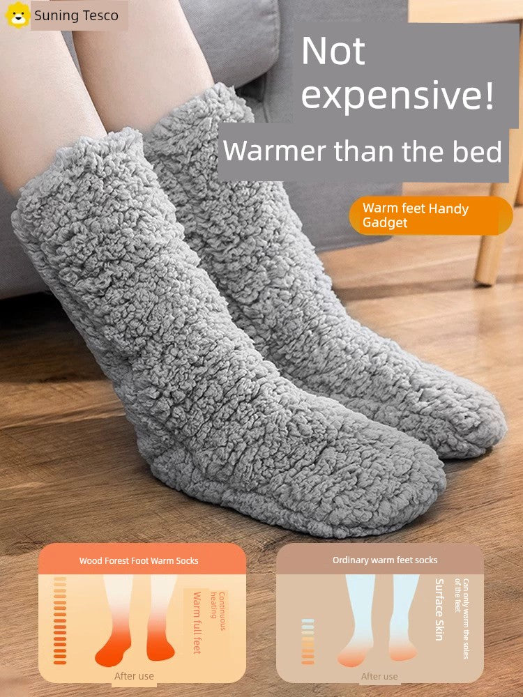 Fantastic Foot Warming Appliance Women's Feet Warmer Winter Sleep Bed Socks Hot Water Bag Dormitory Quilt Cover Feet Heattech 1851