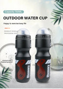 Cycling Sports Water Bottle - 700ml Plastic Kettle with Cover