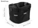 Detachable 2-in-1 Bicycle Front Basket and Pet Carry Bag