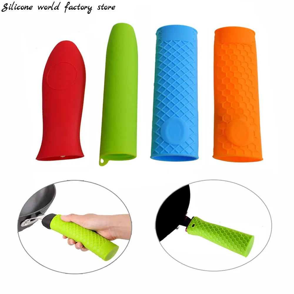 Silicone Pot Handle Sleeve - Heat-Resistant Kitchen Grip for Cookware, Eco-Friendly and Versatile Kitchen Tool