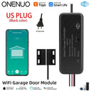 Wireless Smart Garage Opener: Control with Alexa & Google Home  ourlum.com US plug Black  