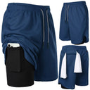 Summer Shorts For Mens Sports Sweatpants 2 In 1 Quick Dry