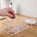 Acrylic Cosmetics Makeup Jewelry Organizer Box: Stylish Desktop Storage  ourlum.com   