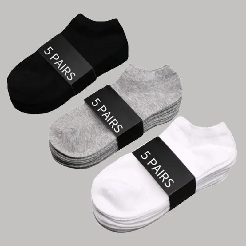 Breathable Low Cut Unisex Socks Set for Men and Women - Pack of 5  ourlum.com   