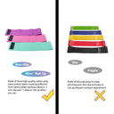 Non-Slip Fabric Resistance Bands for Workout and Yoga Use