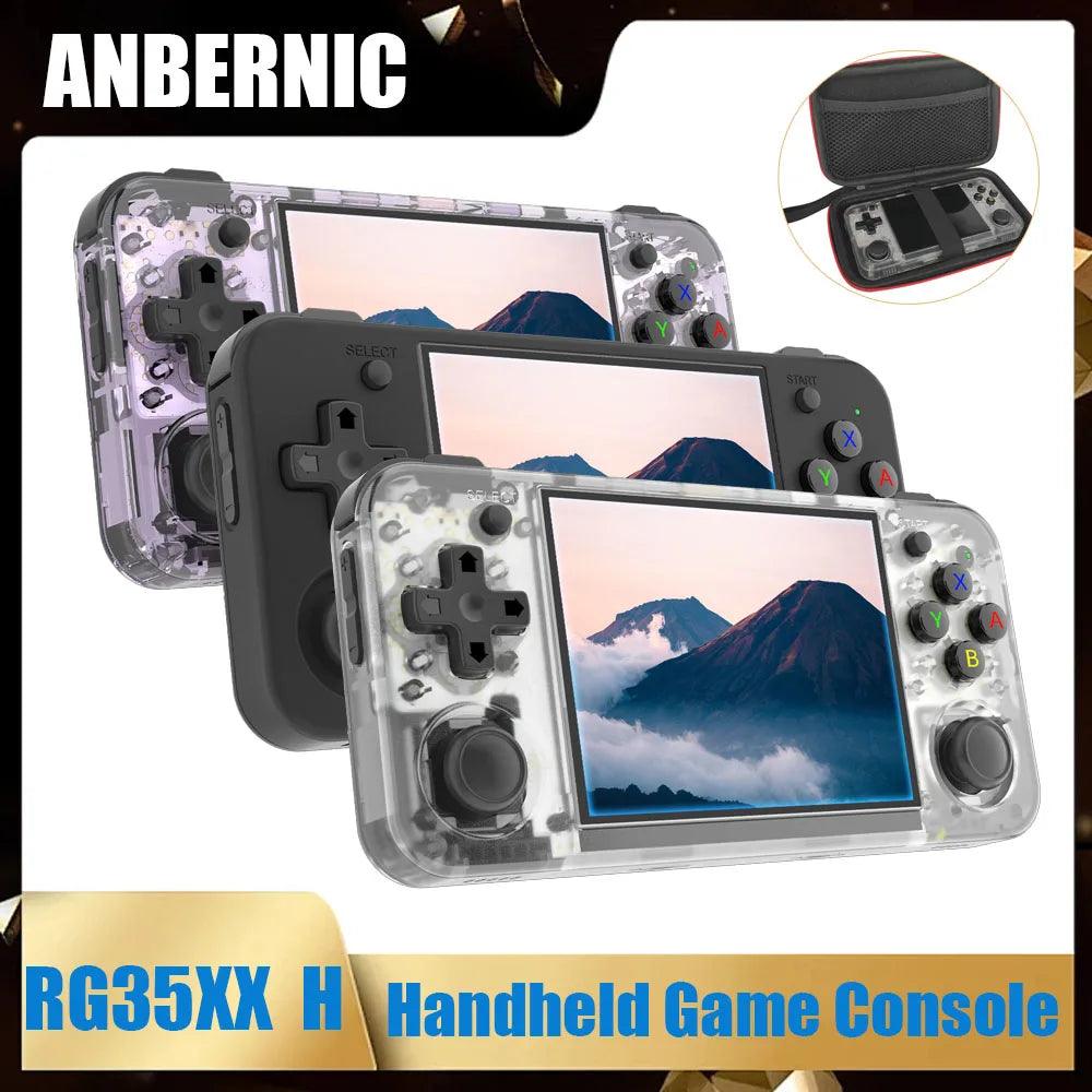 ANBERNIC RG35XX H Handheld Game Console Portable Playing Video Games 3.5 Inch IPS Screen 640*480 Screen Video Player Machine  ourlum.com   