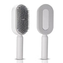 Self Cleaning Hair Brush for Thick Hair with Air Cushion