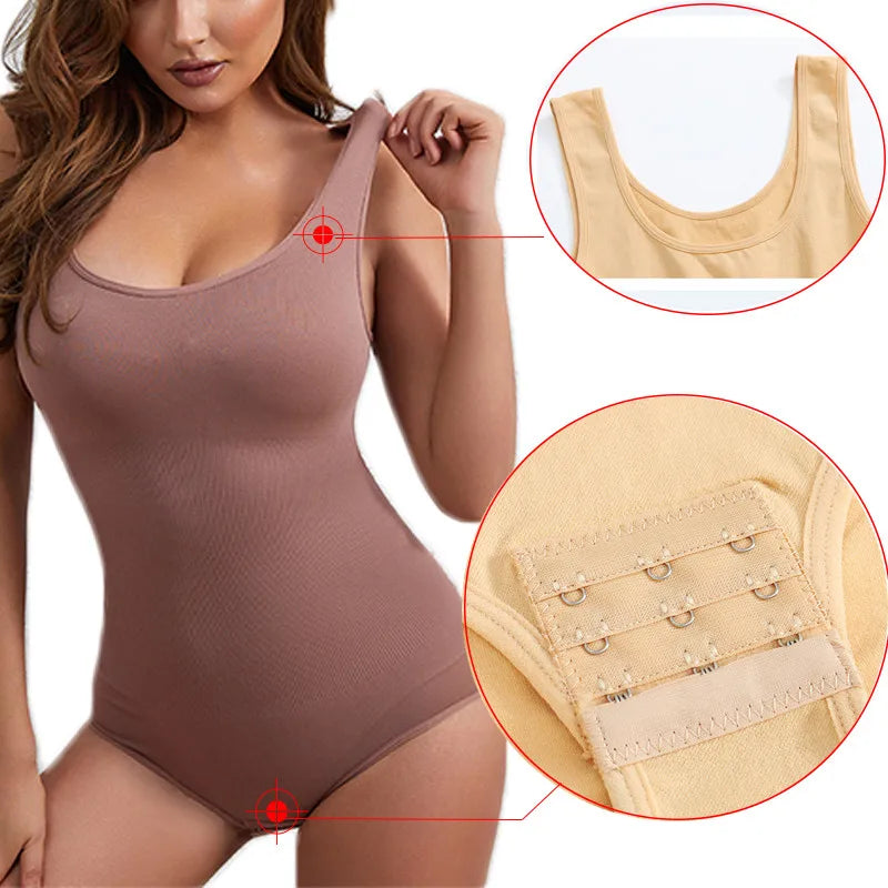 Slimming Seamless Bodysuit | GUUDIA Tummy Control & Butt Lifter Shapewear