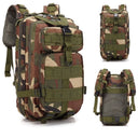 30L Tactical Backpack survival Camo Molle Bag FOR men Tactical Outdoor Sports Camping Hunting Pack For Men Hiking Climbing Bag